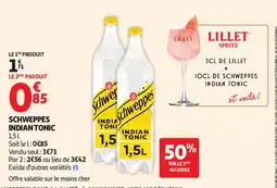 Auchan Schweppes indian tonic aanbieding