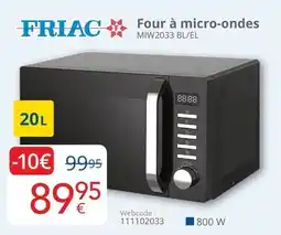 Eldi Four à micro-ondes aanbieding