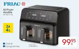 Eldi Airfryer double AIF 8017 GS aanbieding