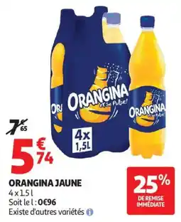 Auchan Orangina jaune aanbieding