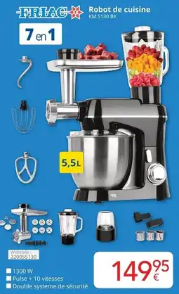 Eldi Robot de cuisine KM 5130 BK aanbieding