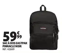 Auchan Sac à dos eastpak pinnacle noir aanbieding
