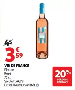 Auchan Vin de france piscine rosé aanbieding
