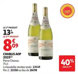 Auchan Chablis aop aanbieding