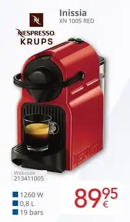 Eldi Inissia xn 1005 red aanbieding