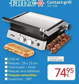 Eldi Contact-grill GR-1200 aanbieding