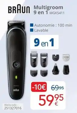 Eldi Braun Multigroom 9 en 1 aanbieding