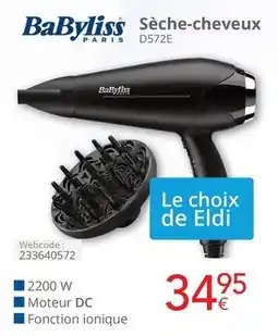 Eldi Sèche-cheveux Babyliss aanbieding