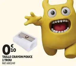 Auchan Taille crayon pouce aanbieding