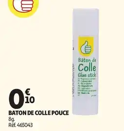 Auchan Baton de colle pouce aanbieding