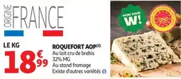 Auchan Roquefort aop aanbieding