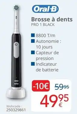 Eldi Brosse à dents PRO 1 BLACK aanbieding