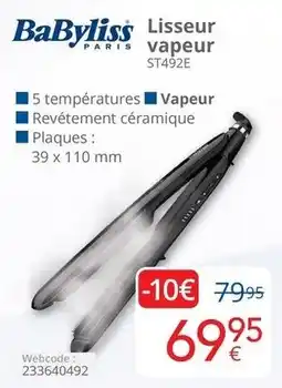 Eldi Lisseur vapeur aanbieding