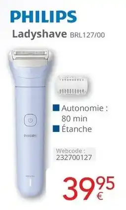 Eldi Philips ladyshave brl127/00 aanbieding