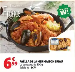 Auchan Paëlla de la mer maison briaou aanbieding