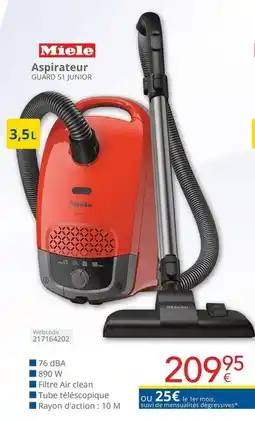 Eldi Aspirateur guard s1 junior aanbieding