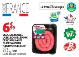 Auchan saucisse roulée aanbieding