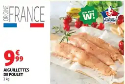 Auchan aiguillettes de poulet aanbieding