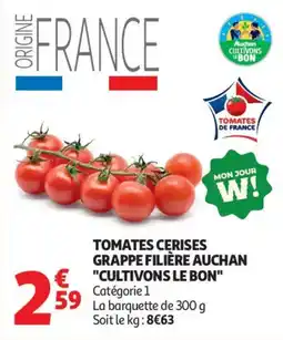 Auchan Tomates cerises aanbieding
