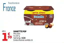 Auchan Danette pop aanbieding