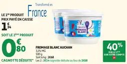Auchan Fromage blanc auchan aanbieding