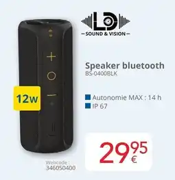 Eldi Speaker bluetooth aanbieding