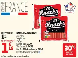 Auchan Knacks Auchan aanbieding