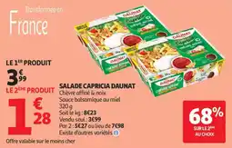 Auchan Salade capricia daunat aanbieding