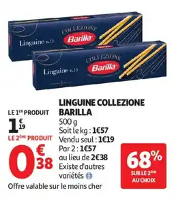 Auchan Linguine collezione barilla aanbieding