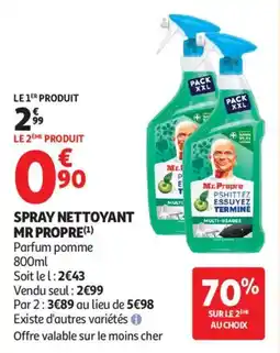 Auchan Spray nettoyant mr propre aanbieding