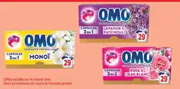 Auchan Omo capsules 3 en 1 aanbieding