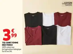 Auchan Tee-shirt femme inextenso aanbieding