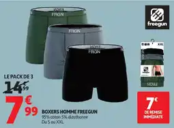 Auchan boxers homme freegun aanbieding