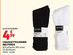 Auchan Chaussettes homme inextenso aanbieding