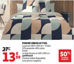 Auchan Parure urban actuel aanbieding