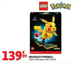 Auchan pikachu et pokeball aanbieding