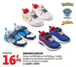 Auchan Sneaker garçon aanbieding