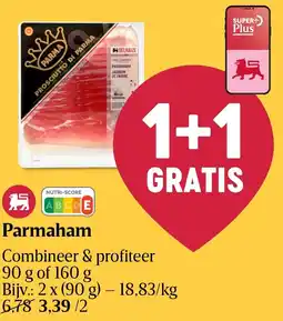 Shop & Go Delhaize Parmaham aanbieding