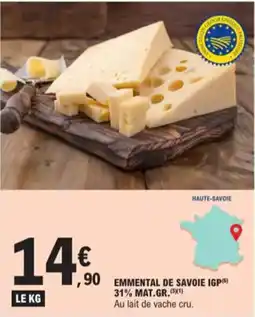 E.Leclerc Emmental de savoie igp aanbieding