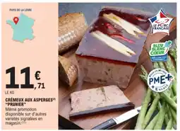E.Leclerc Crémeux aux asperges prunier aanbieding