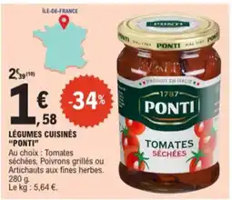 E.Leclerc Légumes cuisinés Ponti aanbieding
