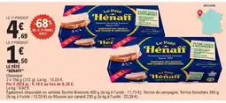 E.Leclerc Le Pâté Hénaff aanbieding