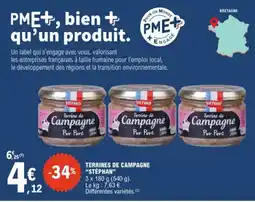 E.Leclerc Terrines de campagne Stéphan aanbieding
