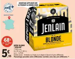 E.Leclerc Bière blonde jenlain aanbieding
