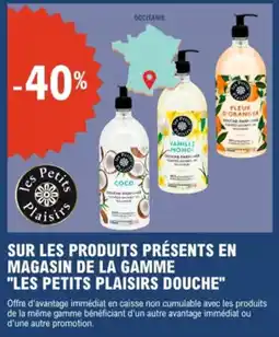 E.Leclerc Les petits plaisirs douche aanbieding