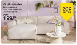 Leen Bakker Zetel brooklyn aanbieding