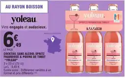 E.Leclerc Cocktail sans alcool spritz framboise & poivre de timut aanbieding