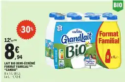 E.Leclerc Lait bio demi-écrémé format familial aanbieding