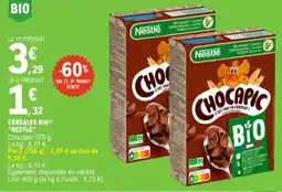E.Leclerc Céréales bio nestlé aanbieding