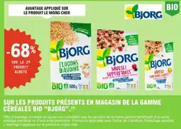 E.Leclerc Céréales bio "Bjorg" aanbieding